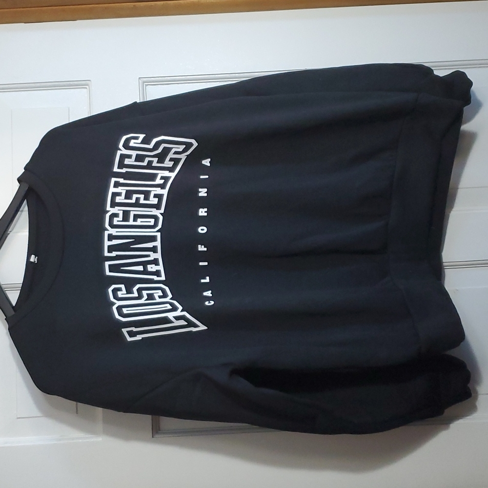 Los Angeles oversized black sweatshirt, M